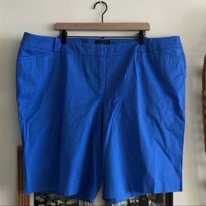 Talbots Plus Size 22 - Shorts - Bermuda Chinos - Blue - Worn once!